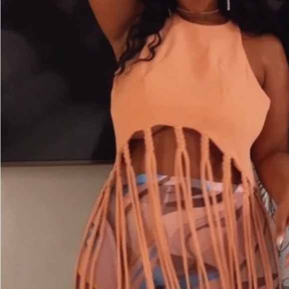 Sheer abstract leggings - Picture 2 of 3